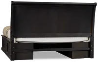 Galveston Dark Tone Sleigh Storage Bed