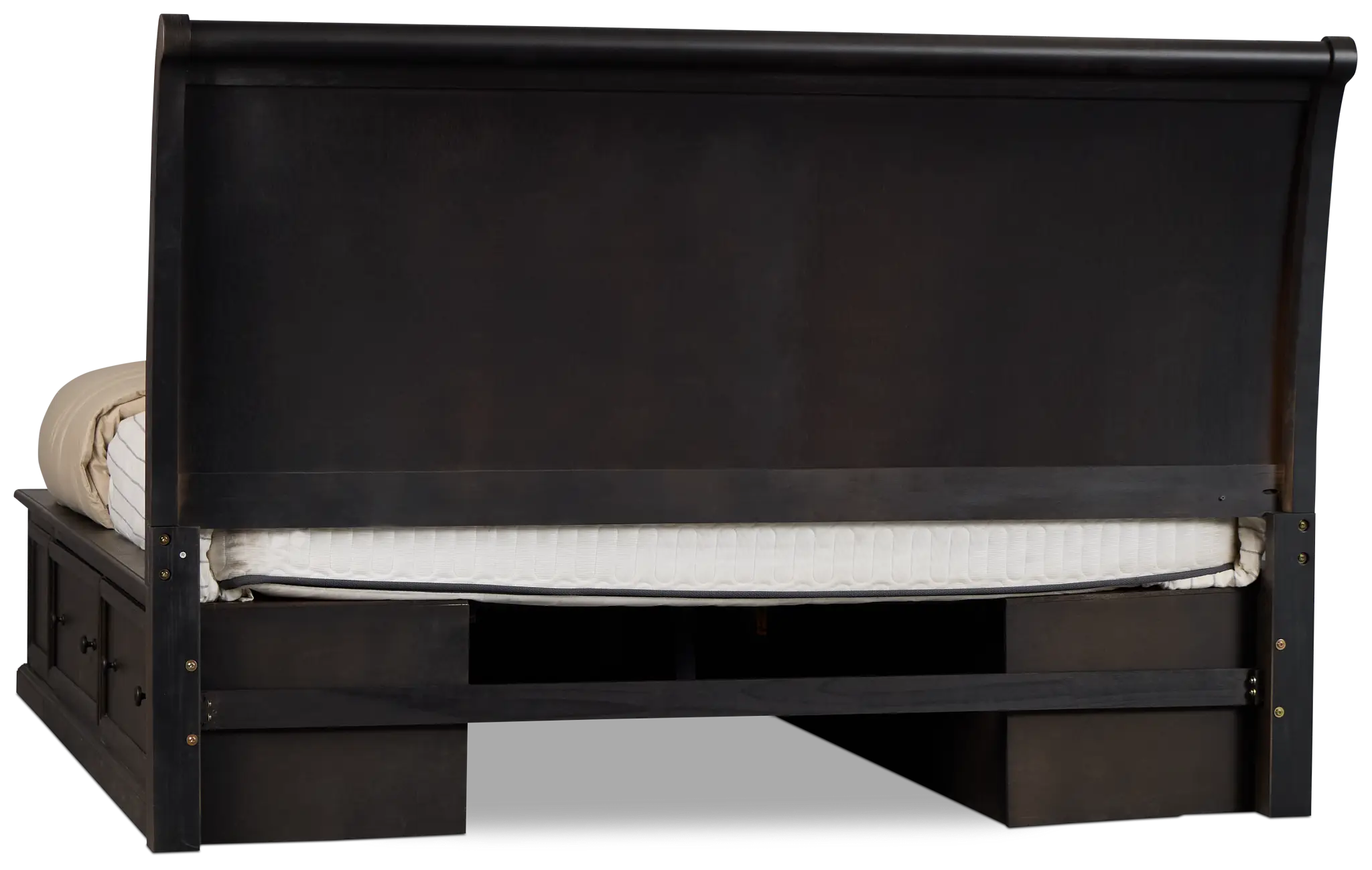 Galveston Dark Tone Sleigh Storage Bed Galveston Dark Tone Sleigh Storage Bed