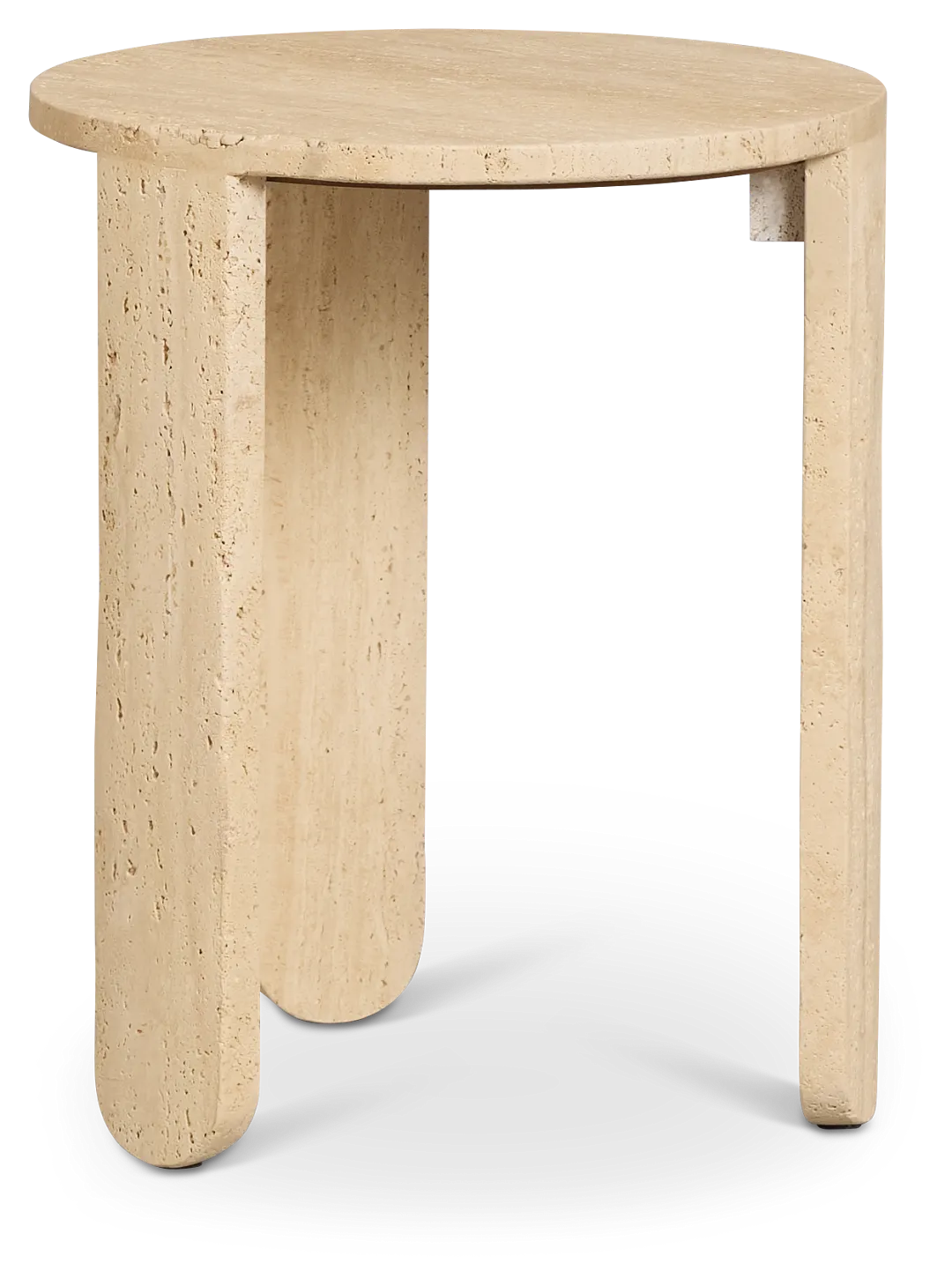 Appel Ivory Stone Accent Table