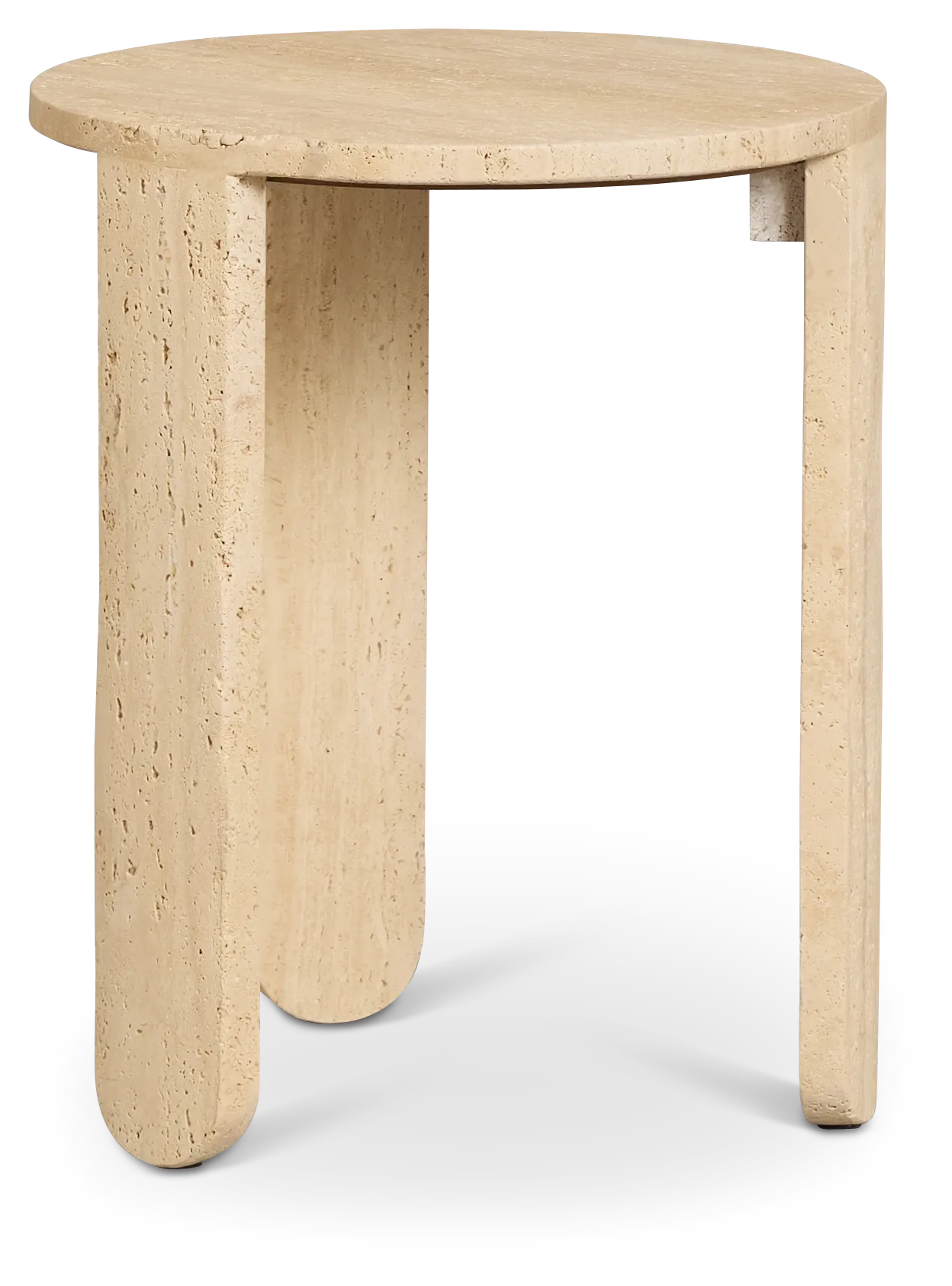 Appel Ivory Stone Accent Table