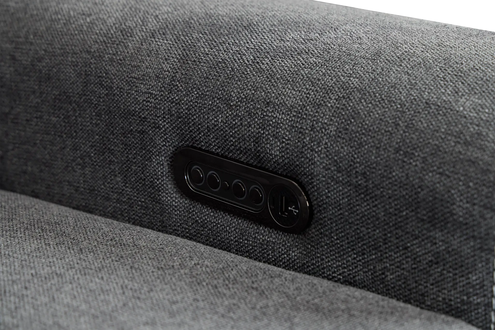 Callum Dark Gray Storage Medium Left Triple Power Chaise Sleepr Sectional Callum Dark Gray Storage Medium Left Triple Power Chaise Sleepr Sectional