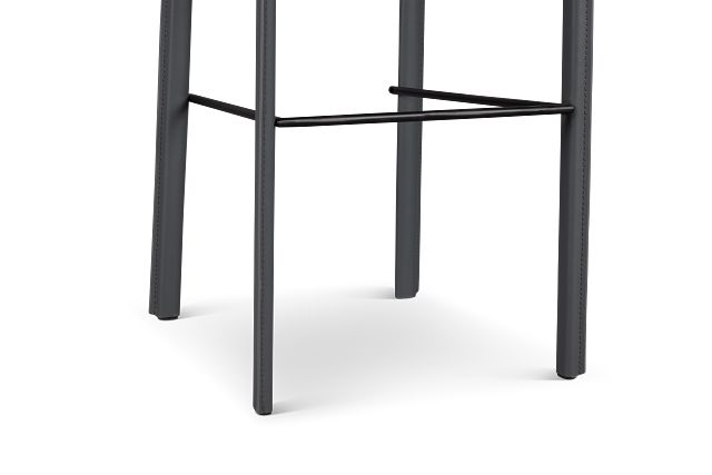 Lugo Gray 30" Upholstered Barstool
