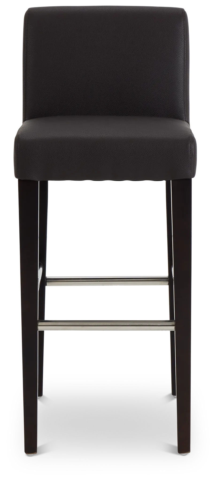 Cane Dark Brown Micro 30" Upholstered Barstool