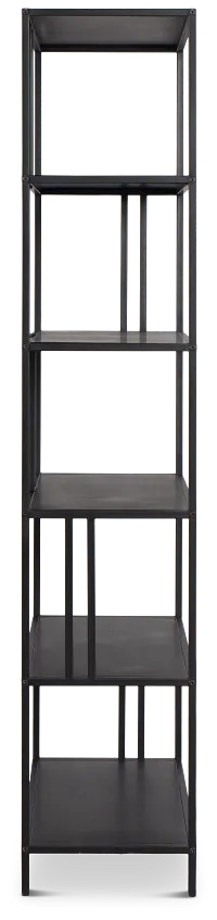 Meggie Black Bookcase