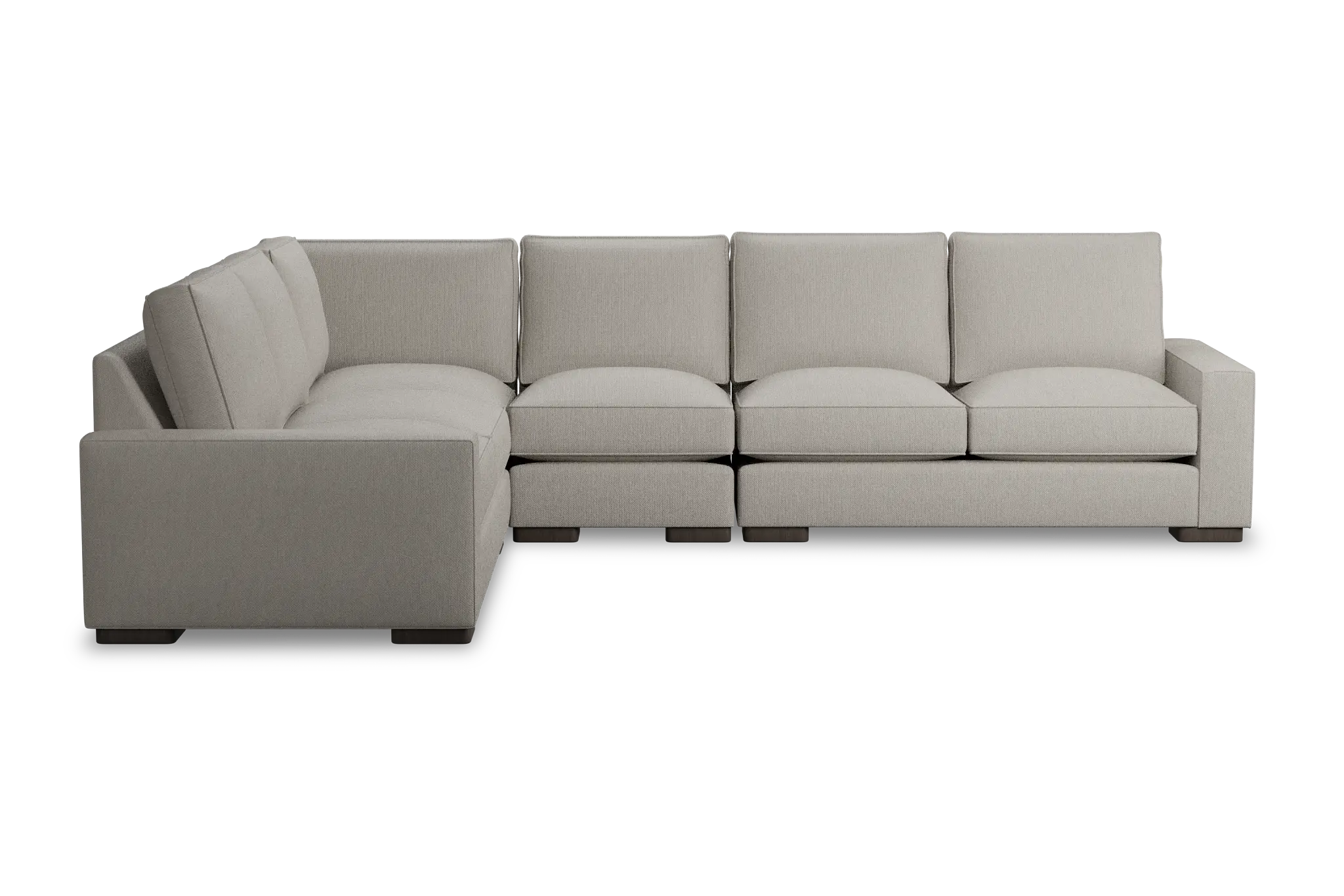 Edgewater Revenue Beige Medium Two-arm Sectional Edgewater Revenue Beige Medium Two-arm Sectional