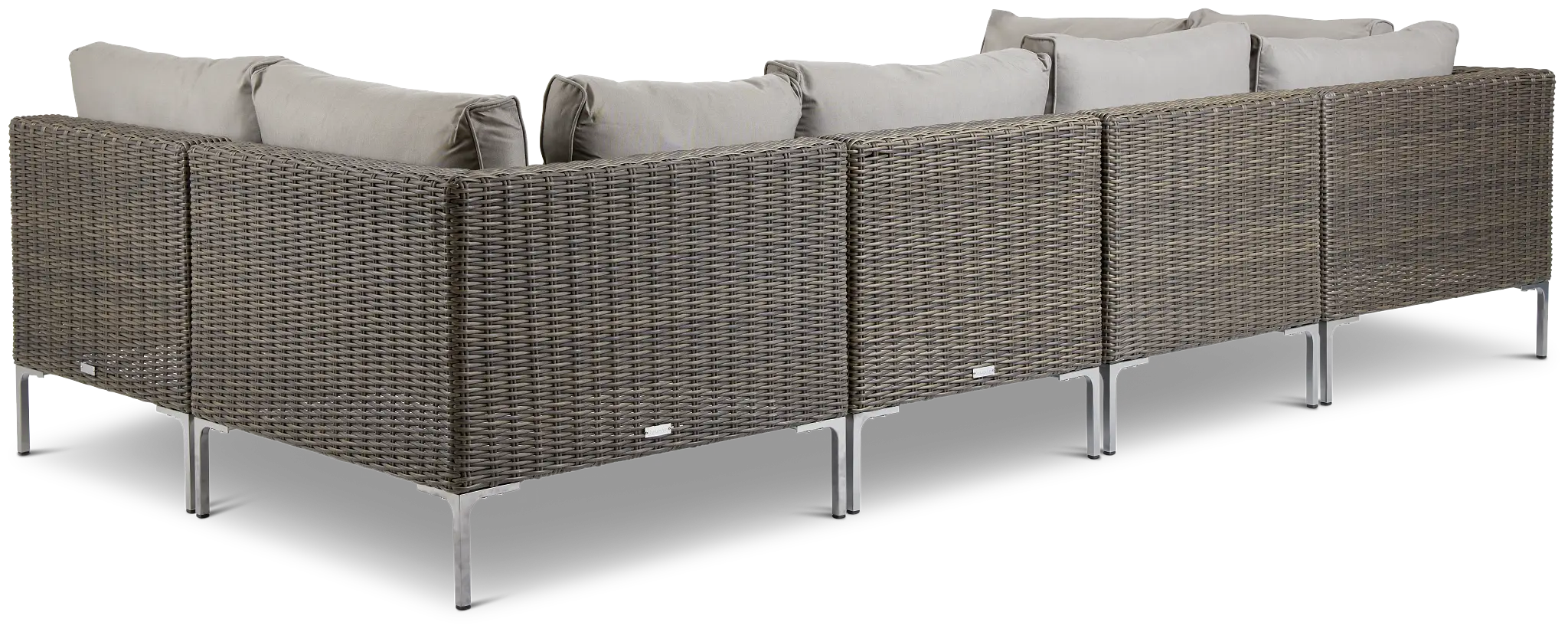 Tulum Gray Woven 6-piece Modular Sectional Tulum Gray Woven 6-piece Modular Sectional