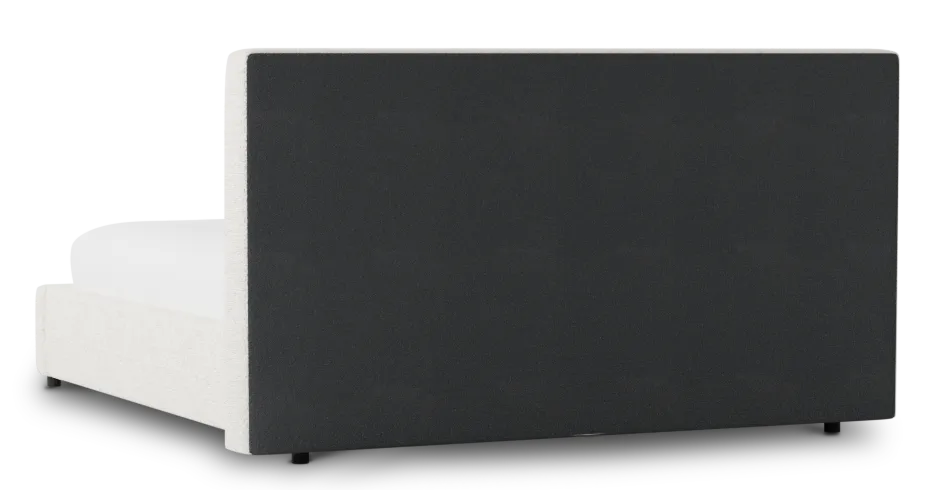 Grayton Natural Beauty Beige 44" Upholstered Platform Bed