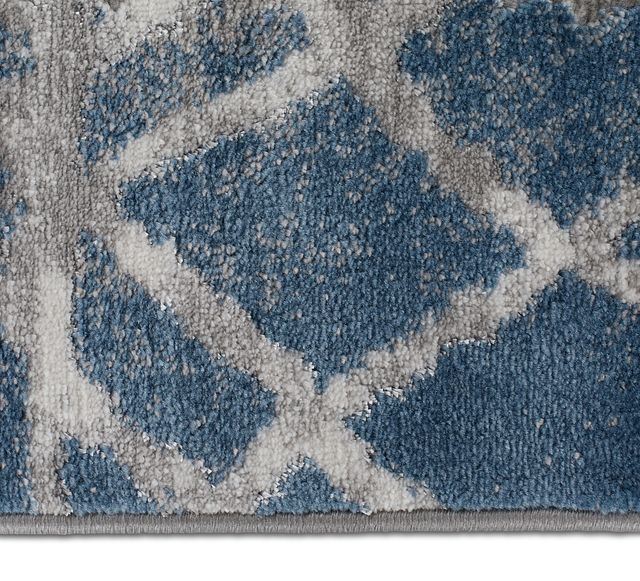 Venice Dark Blue 8x10 Area Rug