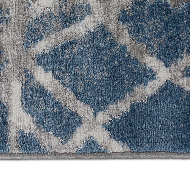 Venice Dark Blue 8x10 Area Rug