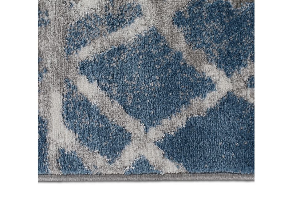 Venice Dark Blue 8x10 Area Rug