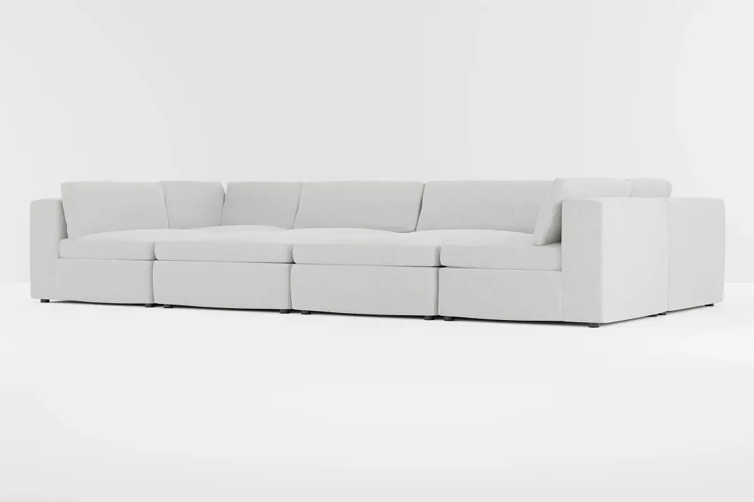 Destin Delray Pewter Fabric 8-piece Pit Sectional Destin Delray Pewter Fabric 8-piece Pit Sectional