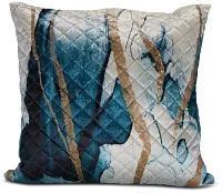Langston Blue 22" Square Accent Pillow