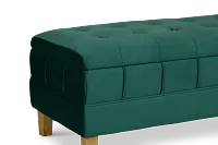 Crosby Green Storage Bench