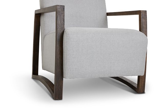 Furman Gray Fabric Accent Chair