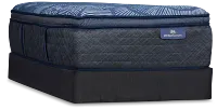 Serta Perfect Sleeper Cobalt Calm Plush Mattress Set