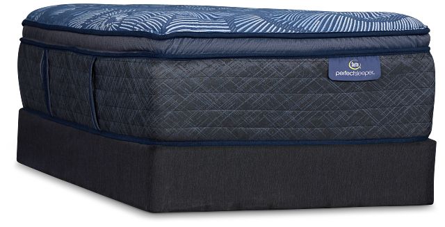 Serta Perfect Sleeper Cobalt Calm Plush Mattress Set
