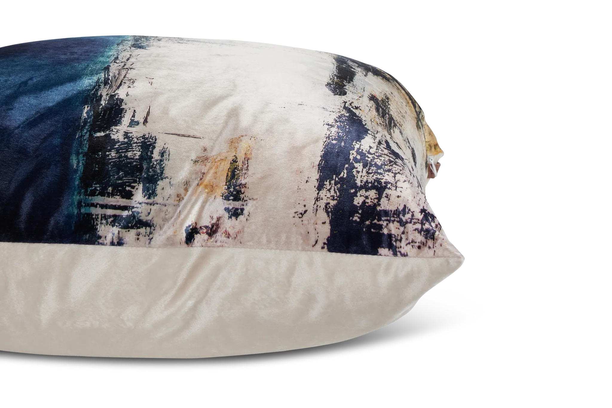 Lily Blue 22" Square Accent Pillow