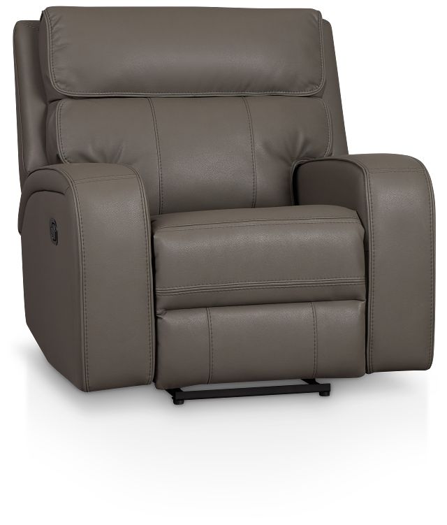 Rhett Gray Micro Recliner