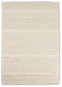 Arles White 8x10 Area Rug