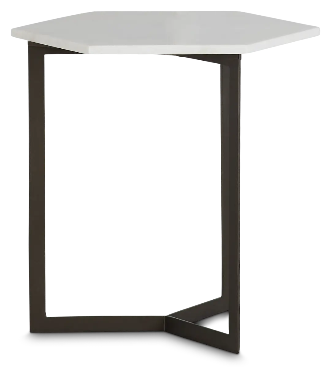 Lilia Black Marble Accent Table Lilia Black Marble Accent Table