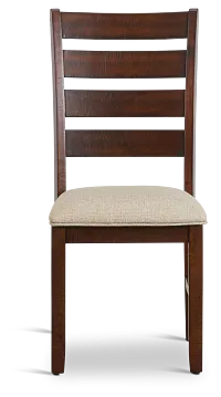 Jax Dark Tone Wood Side Chair