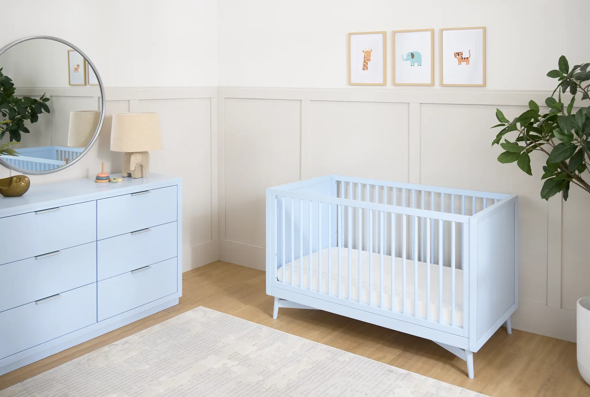 Henry Light Blue 2-in-1 Crib Henry Light Blue 2-in-1 Crib