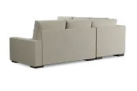 Edgewater Suave Beige Small Two-arm Sectional