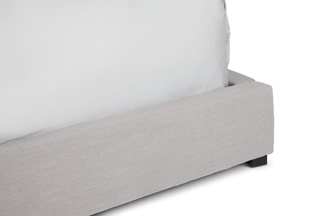 Lacey Gray Uph Platform Bed