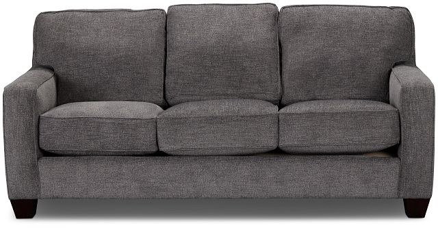 Andie Dark Gray Fabric Sofa (3)