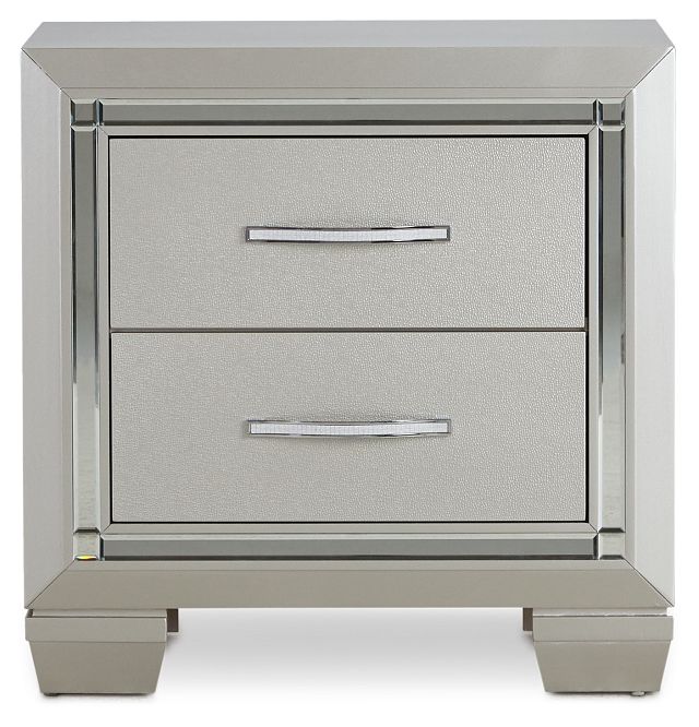 Platinum Silver Nightstand (1)