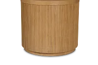 Gables Light Tone Round End Table