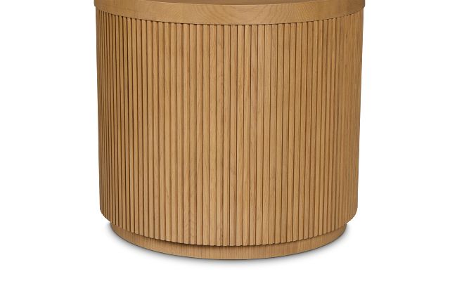 Gables Light Tone Round End Table