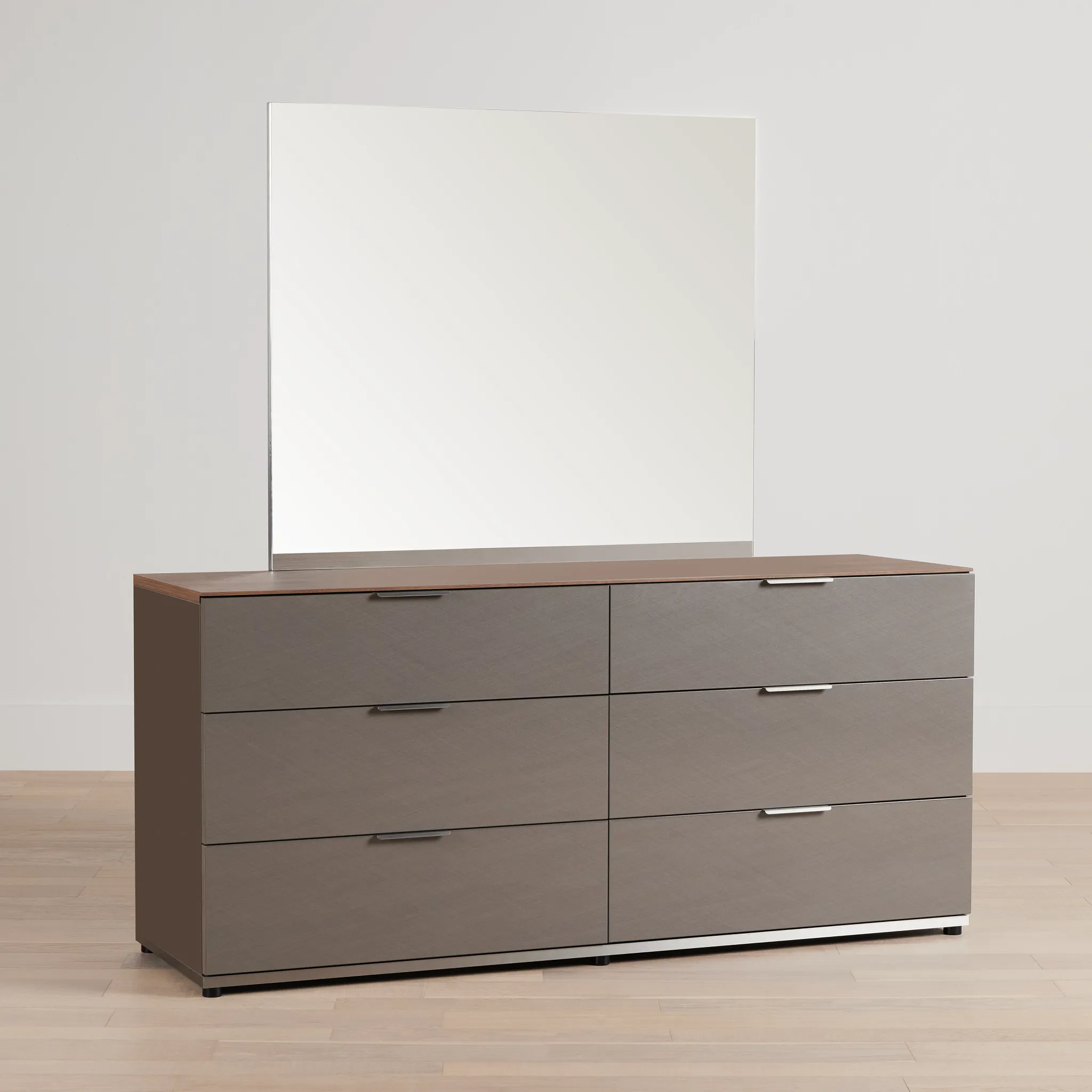 Palermo Two-tone Dresser & Mirror