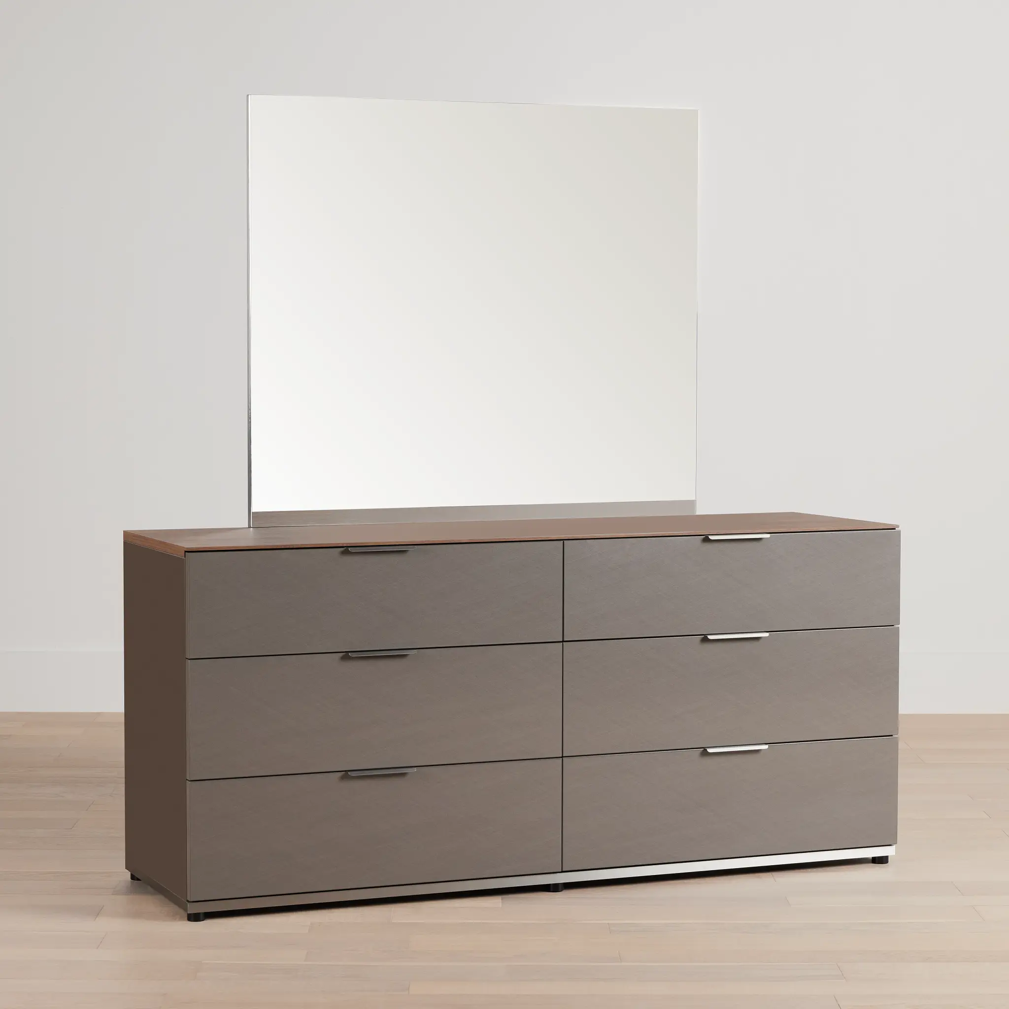Palermo Two-tone Dresser & Mirror Palermo Two-tone Dresser & Mirror