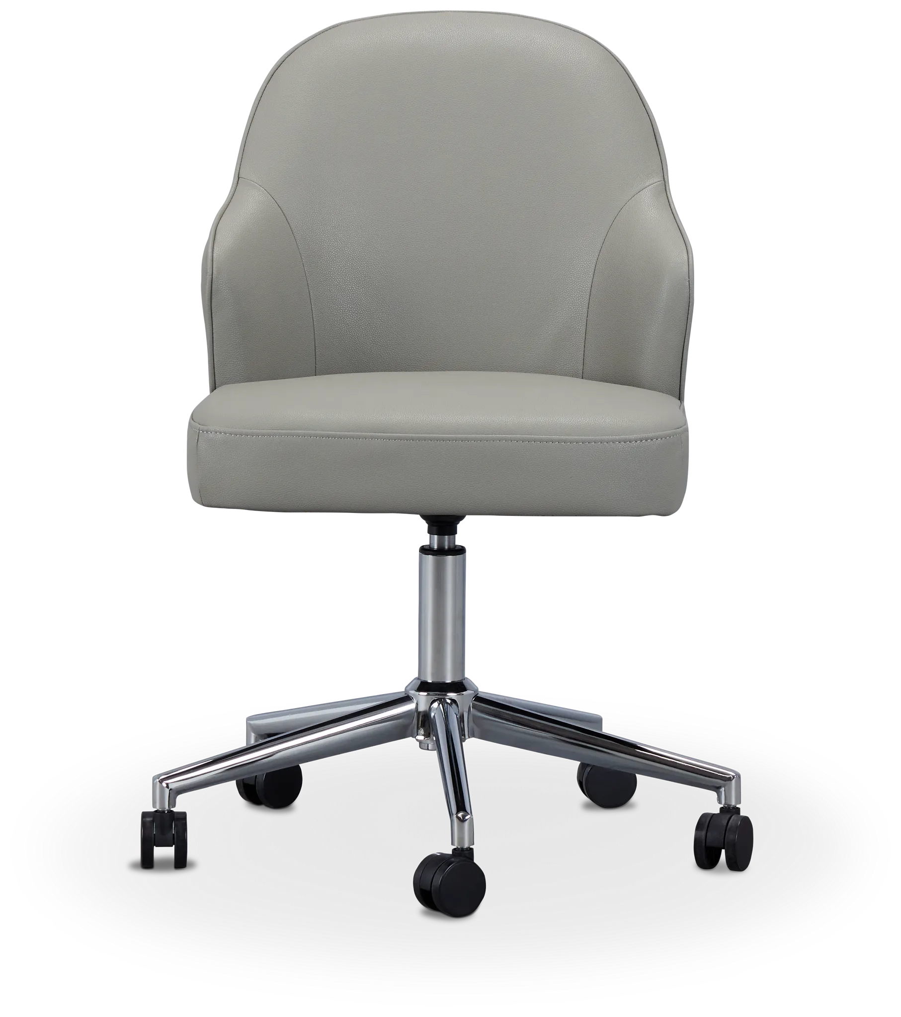 Paige Light Gray Swivel Desk Chair