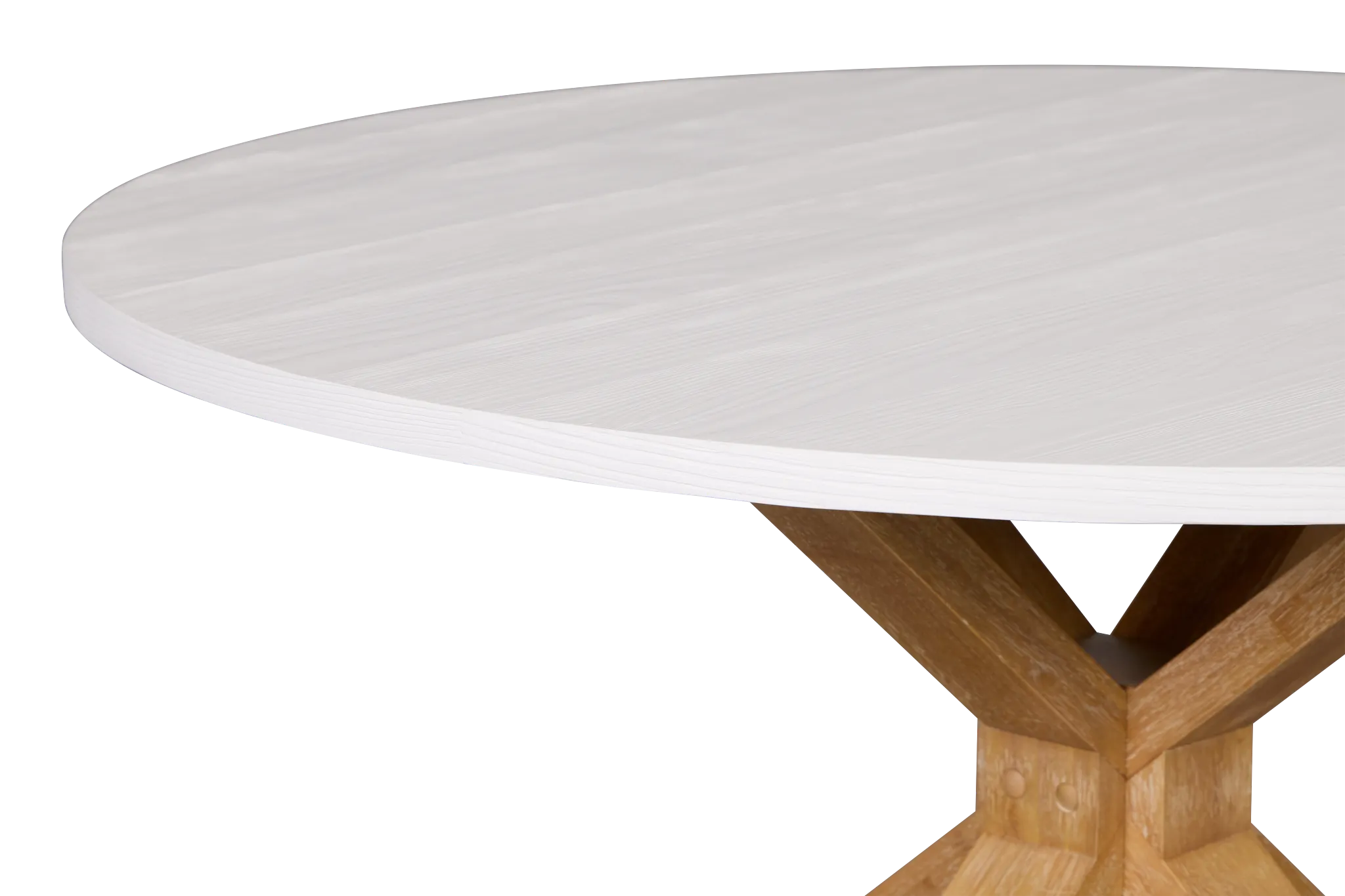 Nantucket Two-tone White Round Table