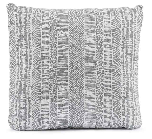 Global Gray 18" Square Accent Pillow