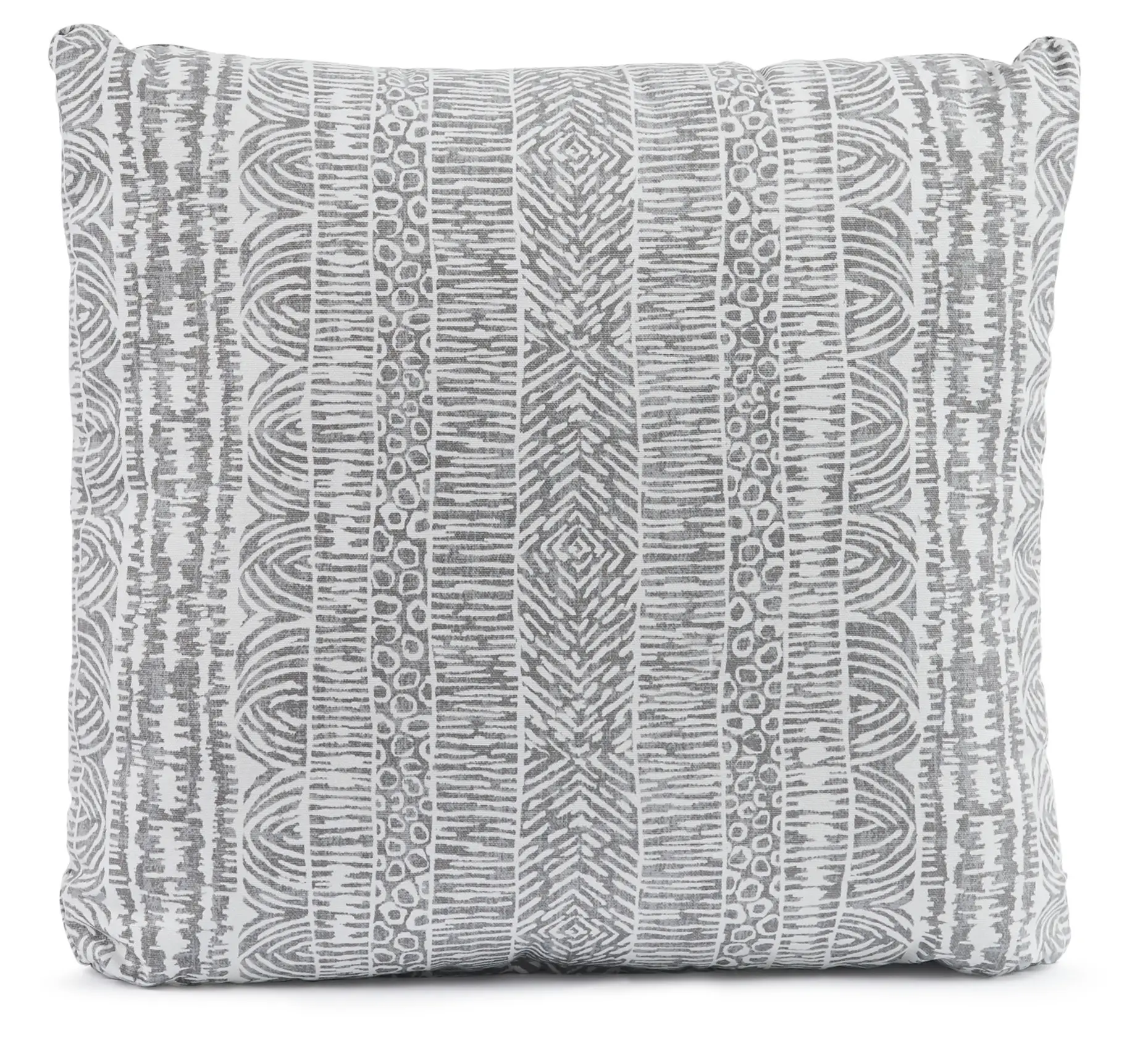 Global Gray 18" Square Accent Pillow Global Gray 18" Square Accent Pillow