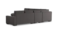 Edgewater Peyton Gray Large Left Chaise Sectional