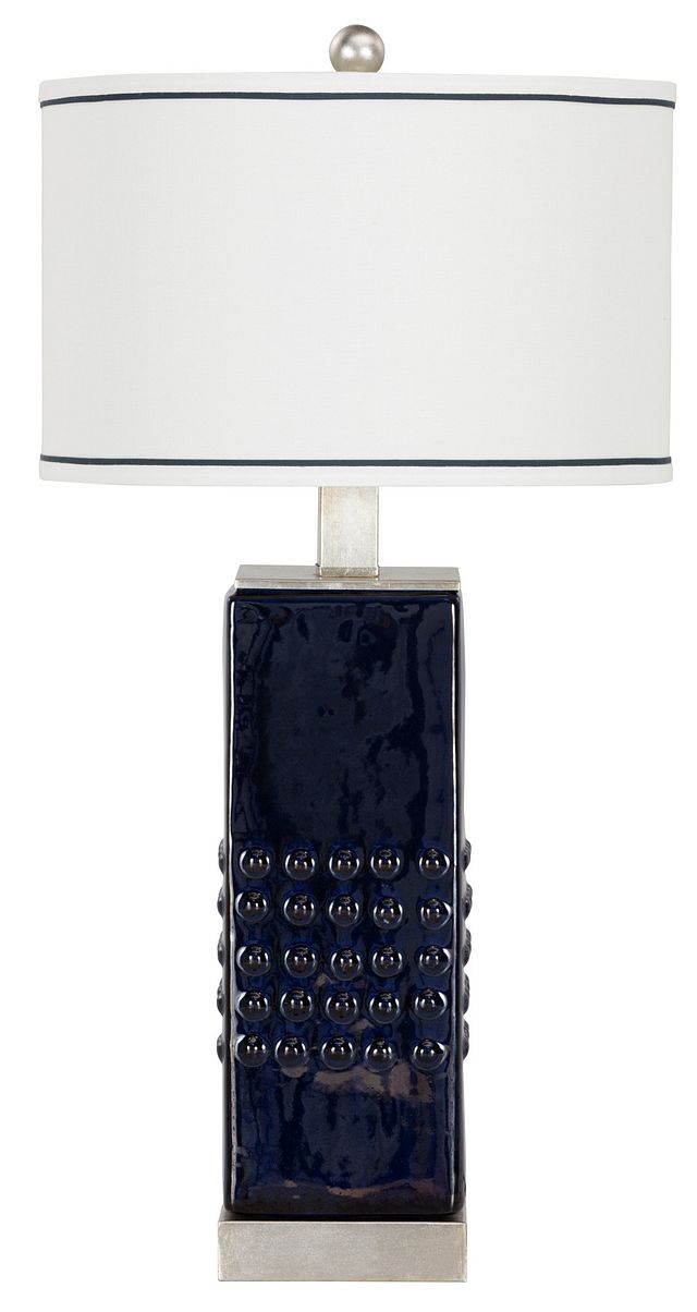 Andrews Dark Blue Table Lamp