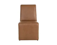 Heron Brown Lthr/vinyl Upholstered Side Chair