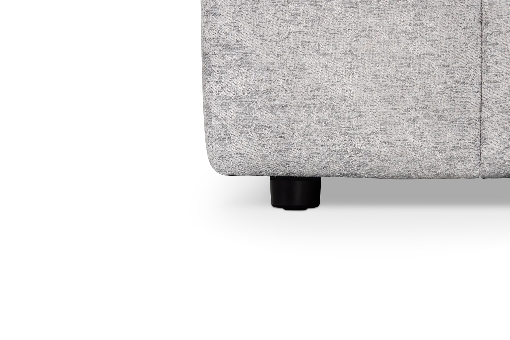 Calista Pewter Fabric Large Two-arm Sectional