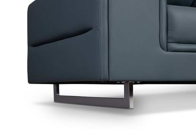 Drew Dark Blue Micro Sofa