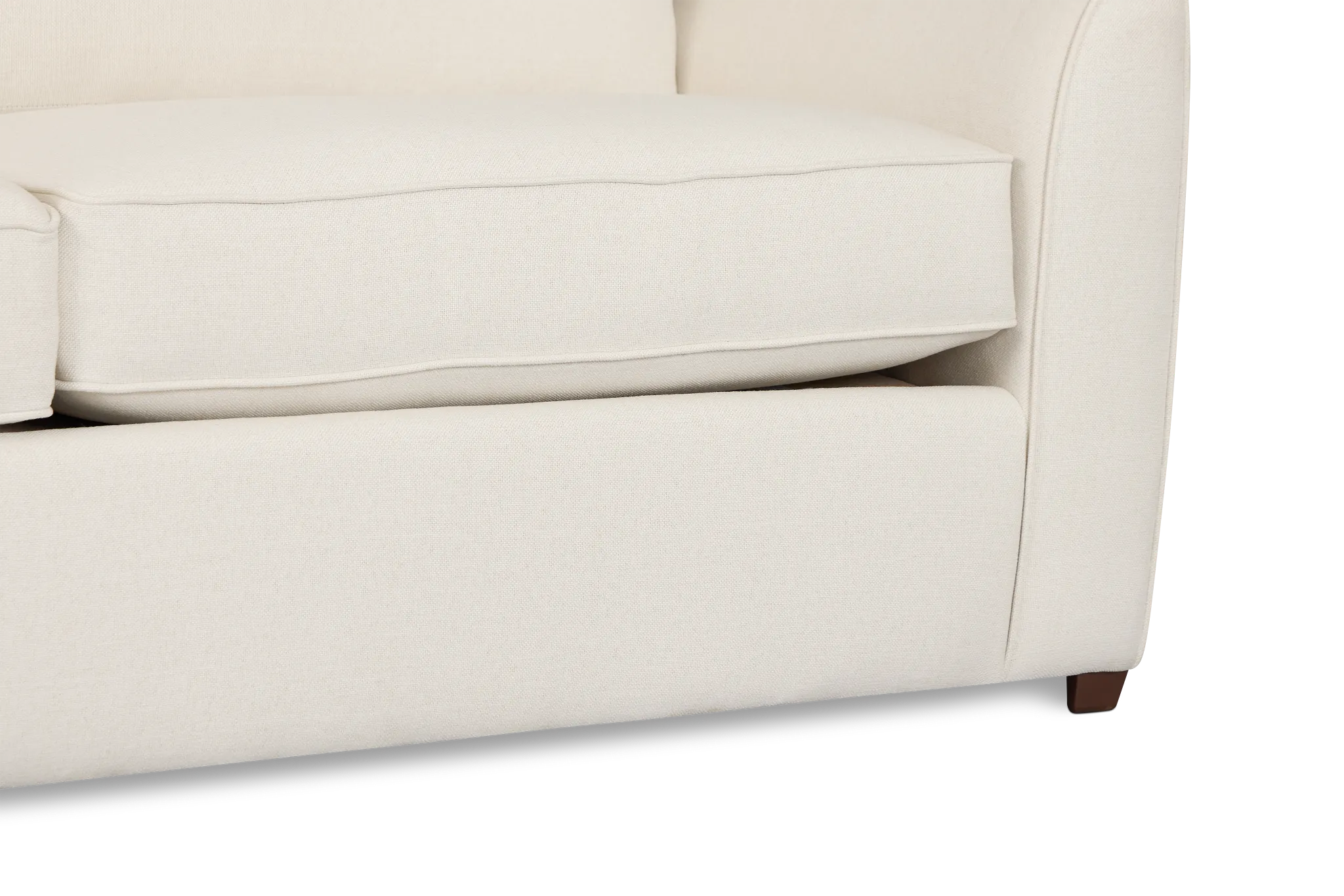 Tate Light Beige Fabric Cooling Memory Foam Sleeper