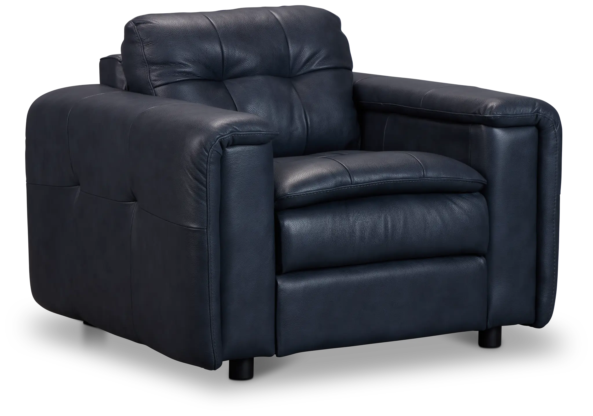 Rowan Navy Leather Chair Rowan Navy Leather Chair