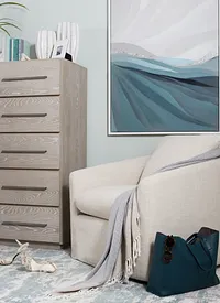 Willow Light Beige Fabric Swivel Chair