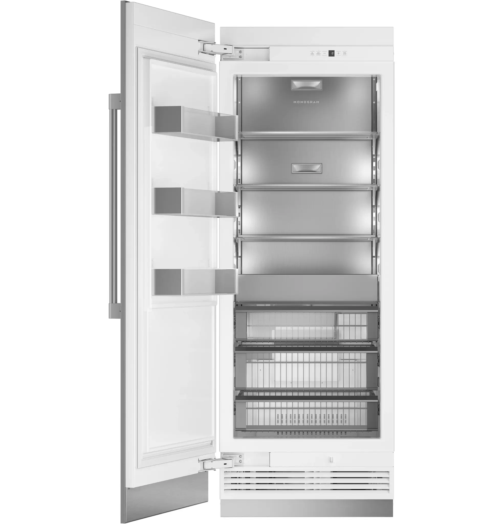 Monogram 301 Series Stainless Steel 30" Built In All Freezer Monogram 301 Series Stainless Steel 30" Built In All Freezer