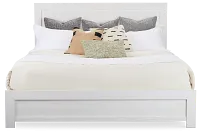 Ollie White Panel Bed