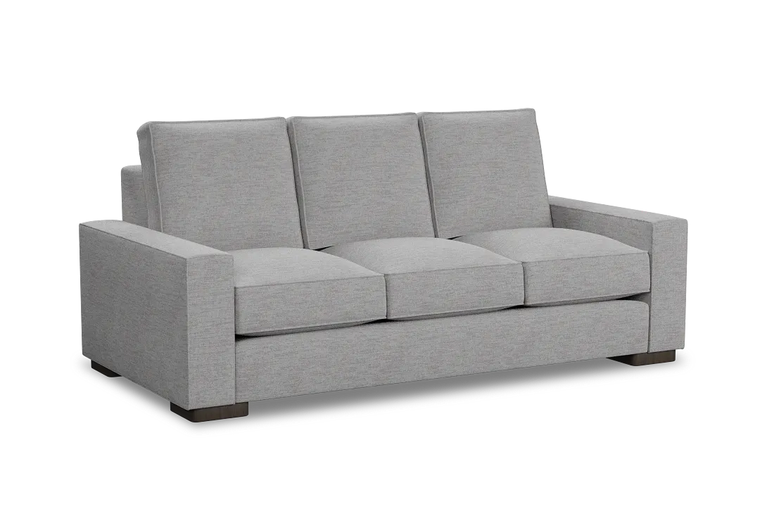 Edgewater Maguire Gray 84" Sofa W/ 3 Cushions