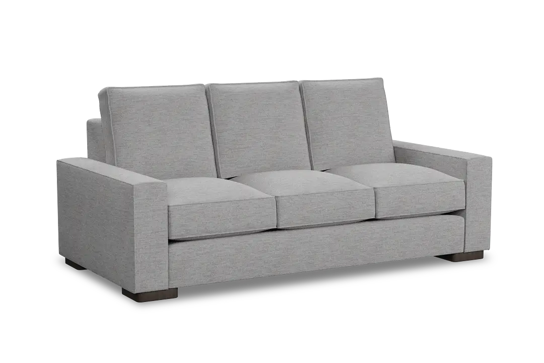 Edgewater Maguire Gray 84" Sofa W/ 3 Cushions Edgewater Maguire Gray 84" Sofa W/ 3 Cushions